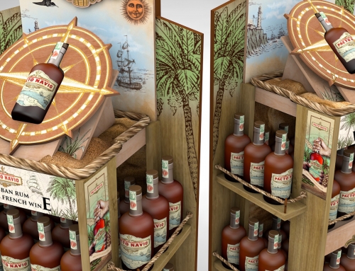 Pacto Navio, display for rum