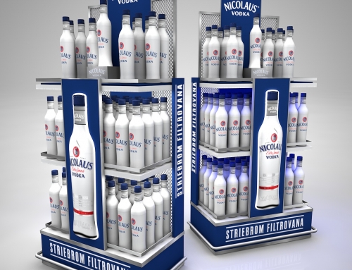 Nicolaus Vodka, regál